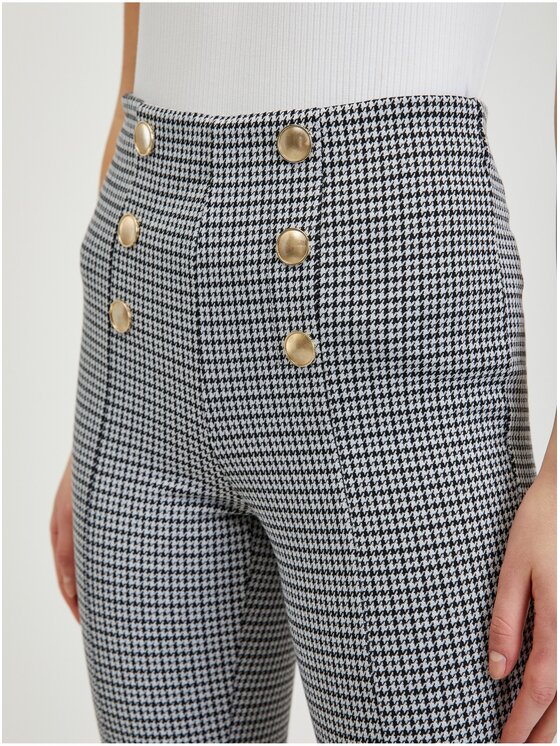 Orsay Orsay Spodnie damskie 390299-660000__M Czarny Skinny Fit