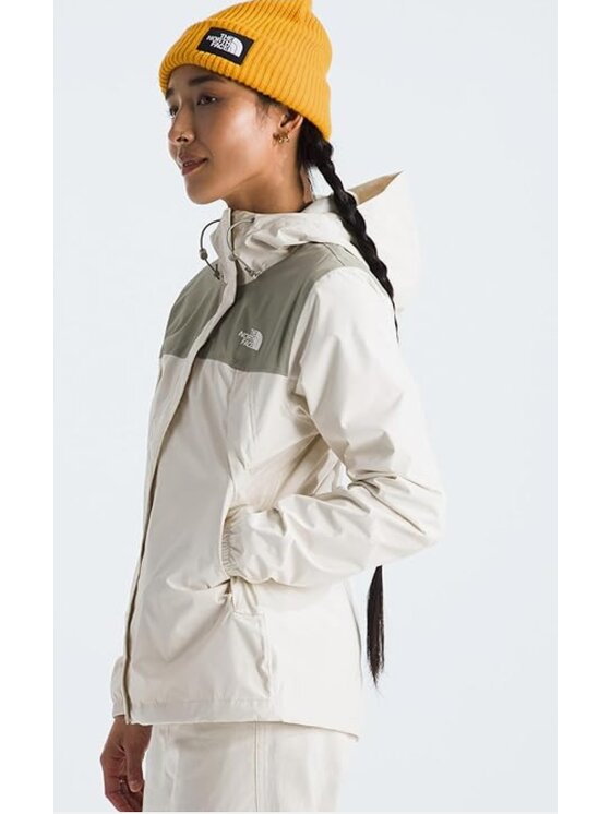 The North Face The North Face Kurtka przeciwdeszczowa ANTORA JACKET Biały Regular Fit