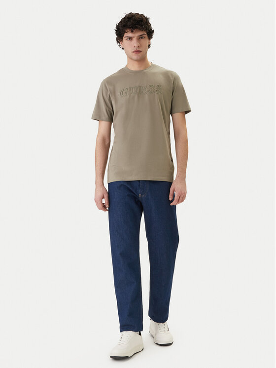 Guess Guess Tricou Z2YI11 J1314 Kaki Regular Fit