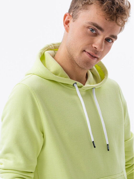 Ombre Ombre Mikina B979 Žlutá Regular Fit