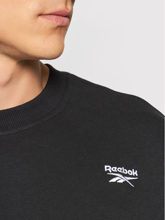 Reebok Mikina Identity Fleece Crew GR9199 Čierna Regular Fit • Modivo.sk