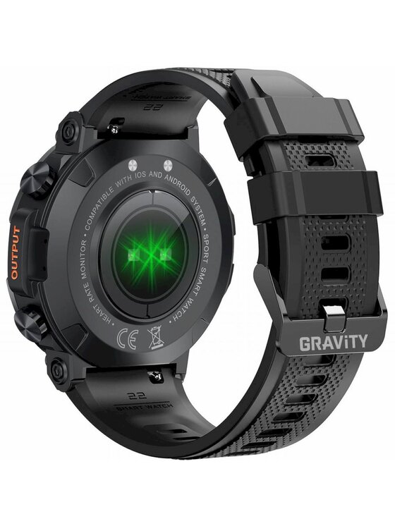 Gravity Gravity Smartwatch GRAVITY-GT7-1PRO Czarny