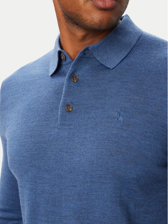 Polo Ralph Lauren Polo Ralph Lauren Sweter 710941104500 Niebieski Regular Fit