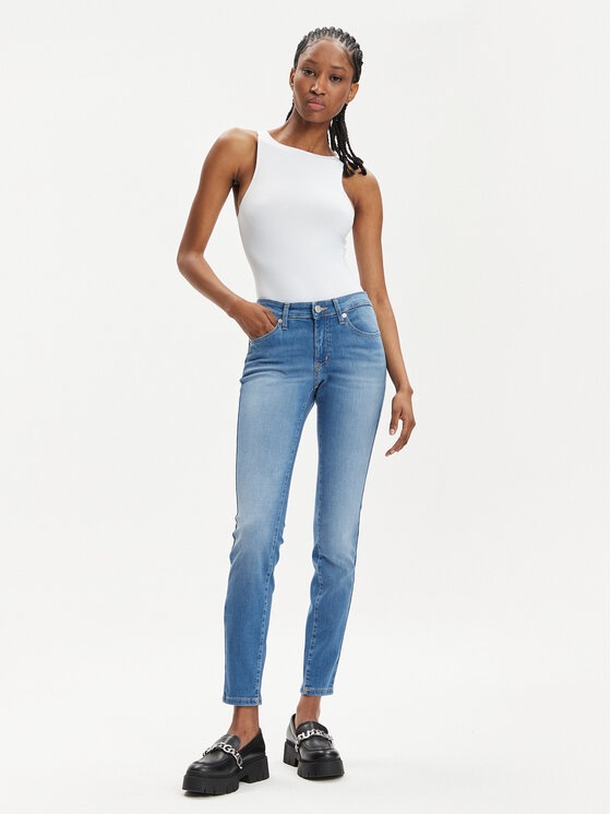 Tommy Jeans Tommy Jeans Blugi Sophie DW0DW17584 Albastru Skinny Fit