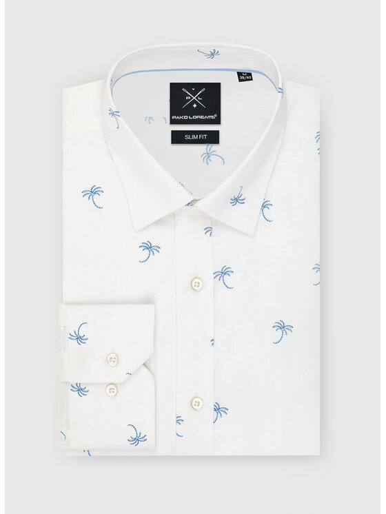 Pako Lorente Pako Lorente Koszula P23SF-1X-015 Biały Slim Fit