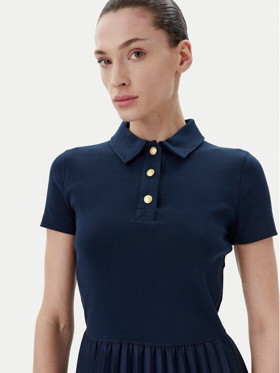 Tommy Hilfiger Tommy Hilfiger Vsakodnevna obleka WW0WW44448 Mornarsko modra Regular Fit