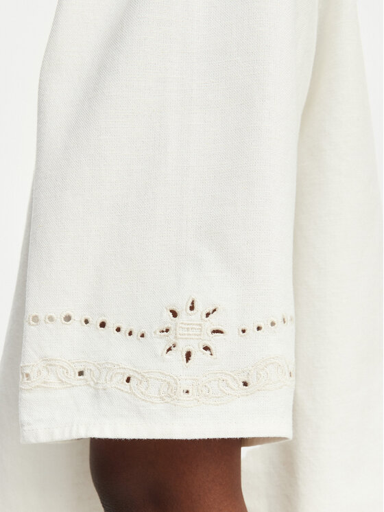 Tommy Jeans Tommy Jeans Cămașă DW0DW22214 Crem Relaxed Fit