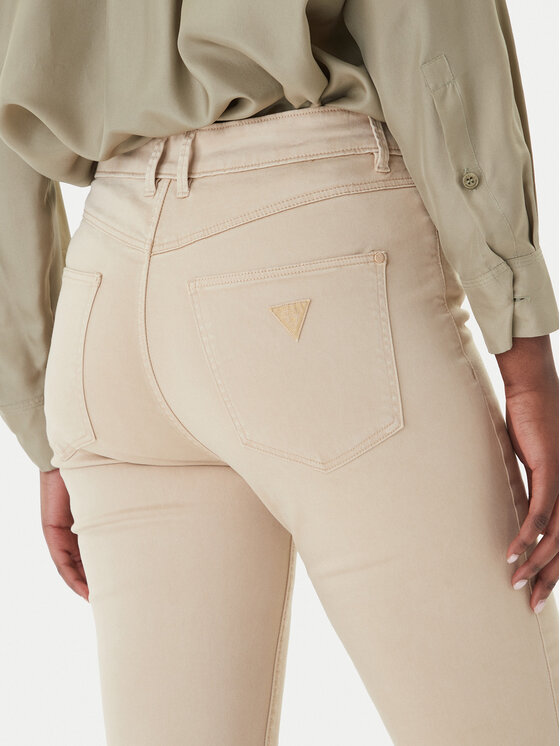 Guess Guess Jeansy W5GA91 W93CM Béžová Skinny Fit