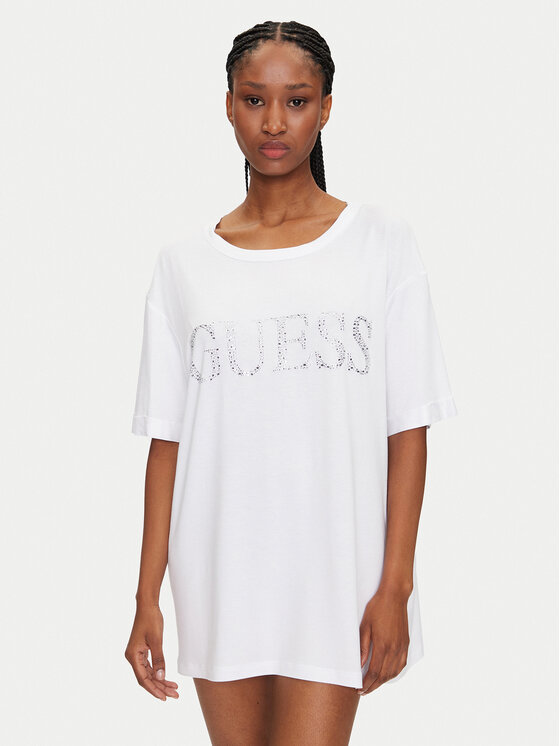 Guess Guess T-Shirt E5GI07 K68D2 Bílá Regular Fit
