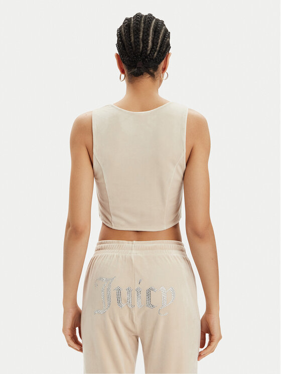 Juicy Couture Juicy Couture Топ Camina JCWCT23305 Бежевий Slim Fit