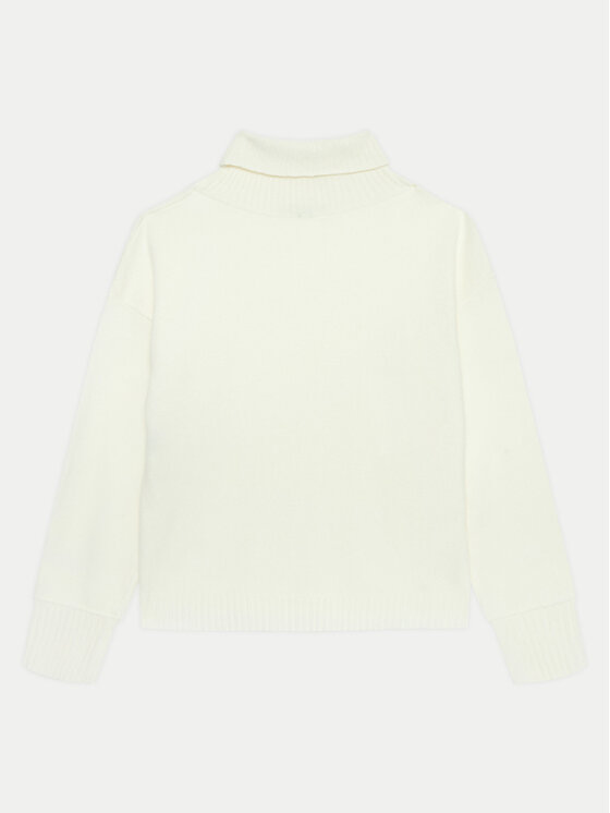 United Colors Of Benetton United Colors Of Benetton Rollkragenpullover 106WC200G Écru Regular Fit