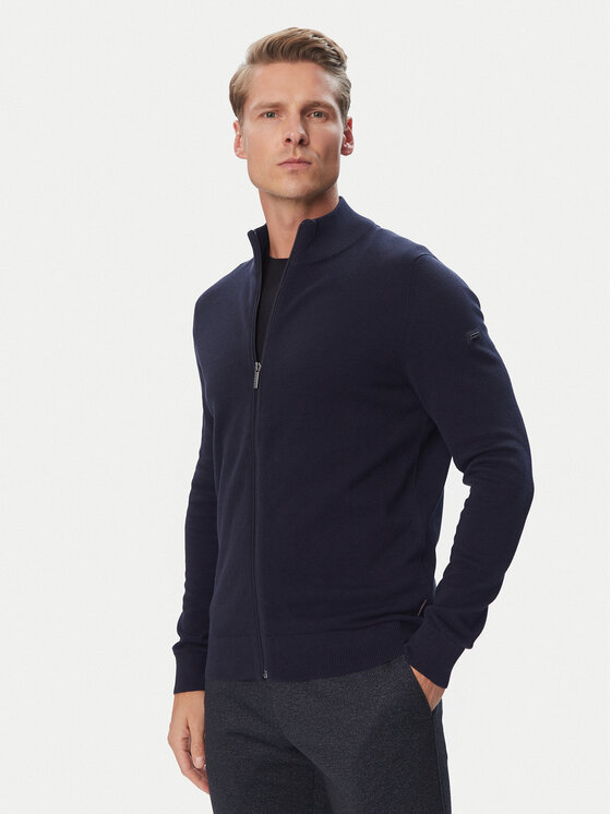 Bugatti Cardigan 7600-95512 Bleumarin Regular Fit