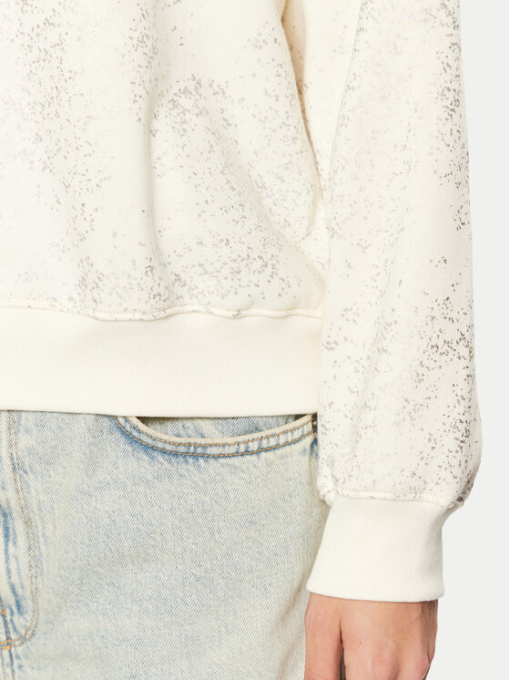 Gap Gap Mikina 588019-04 Écru Relaxed Fit