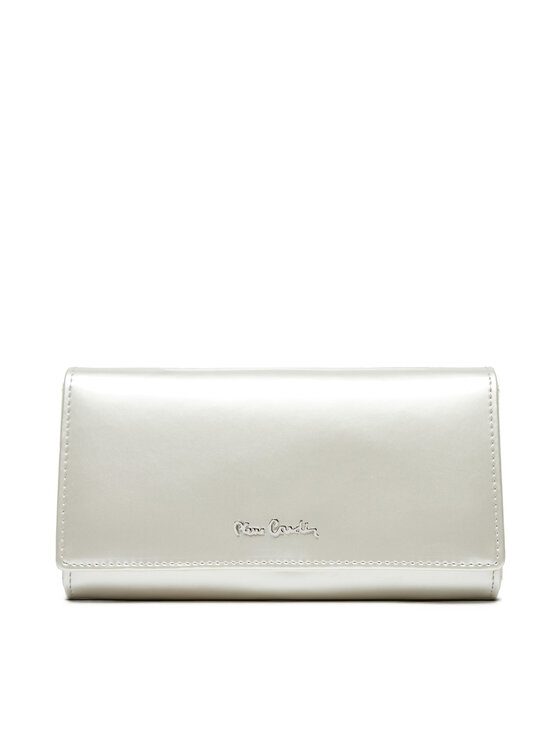 Pierre Cardin Pierre Cardin Голям дамски портфейл 07 SHINY 106 Екрю