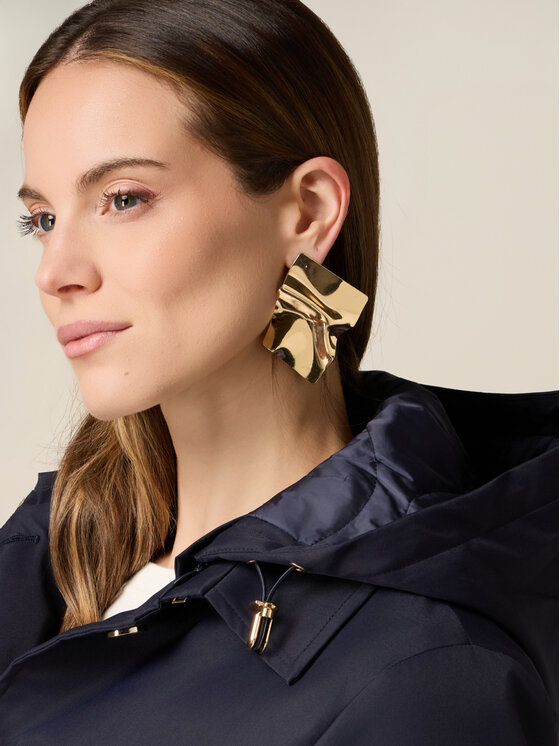 Oltre Oltre Giubbotto piumino F027R001519N034 Blu Slim Fit