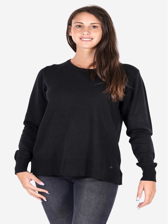 Yes Zee Yes Zee Maglione Maglia donna Nero Regular Fit
