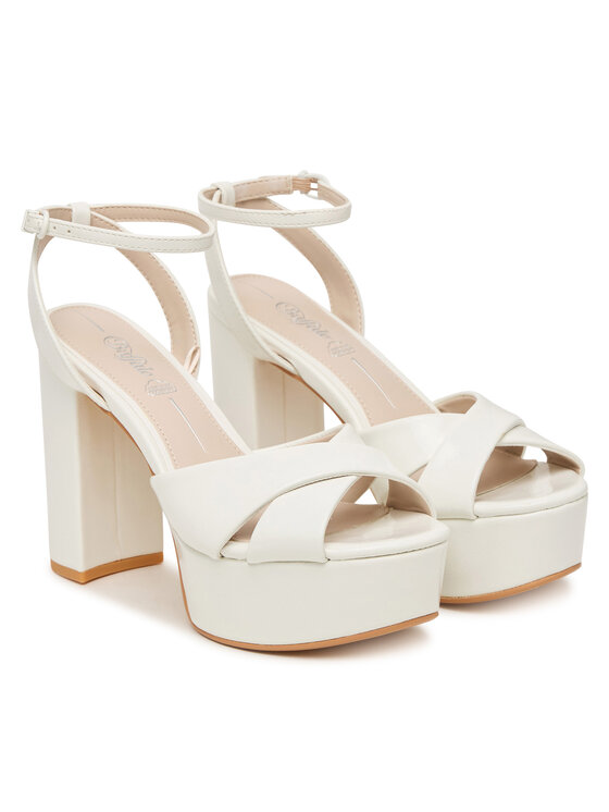 Buffalo Buffalo Sandalen Kya Cross 1291685 Weiß