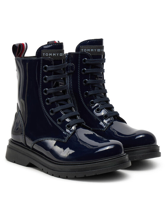 Tommy Hilfiger Tommy Hilfiger Bokacsizma T4A5-33588-0775 M Sötétkék