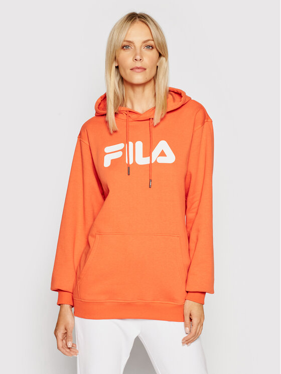 Fila Felpa Unisex Classic Pure Hoody 681090 Arancione Regular Fit Modivo