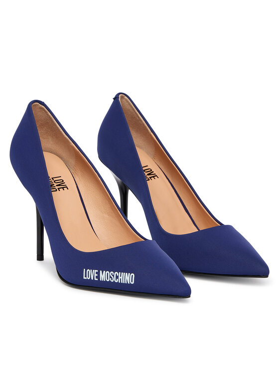 LOVE MOSCHINO LOVE MOSCHINO Čevlji z visoko peto JA10299G1OIM0750 Modra