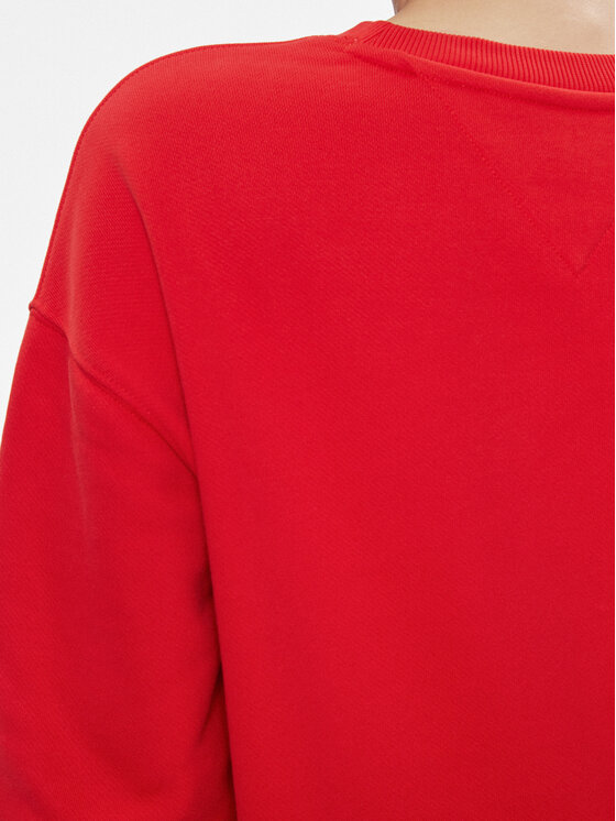 Tommy Jeans Tommy Jeans Суитшърт Badge DW0DW17325 Червен Regular Fit