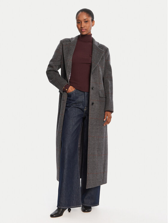 Marella Marella Wollmantel Giostro 2523016162 Grau Regular Fit