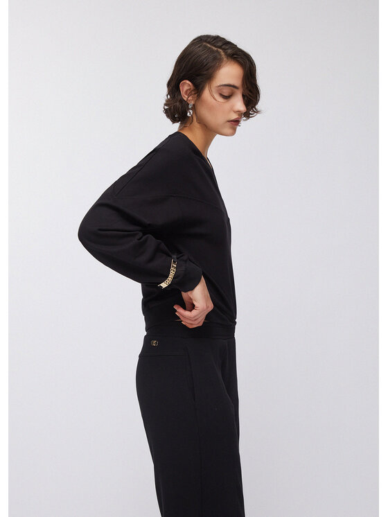 Liu Jo Liu Jo Felpa TA6242JS18222222 Nero Regular Fit