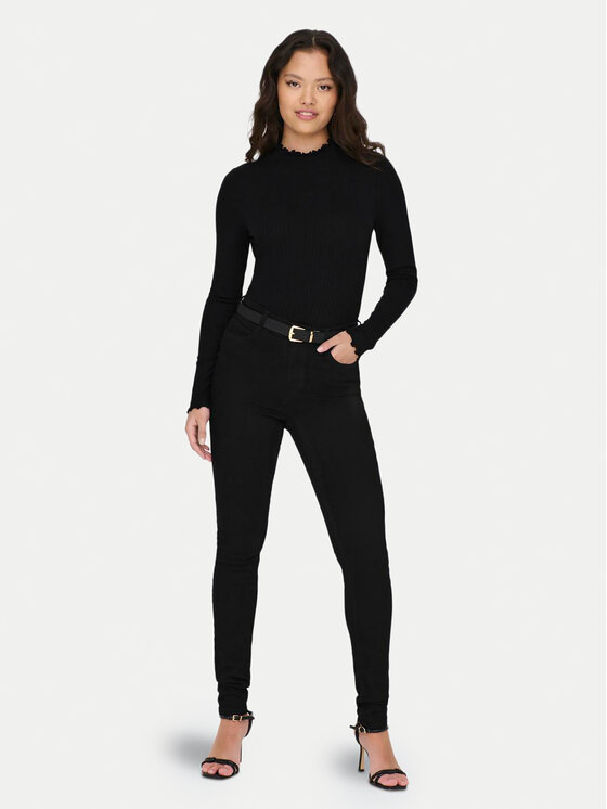 JDY JDY Μπλουζάκι Fransiska 15228065 Μαύρο Slim Fit