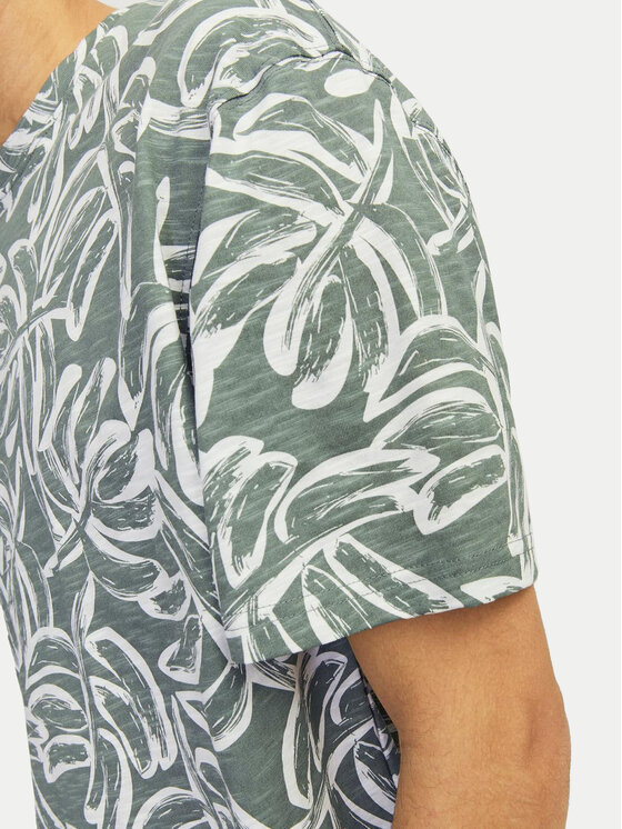 Jack & Jones Jack & Jones T-Shirt Lafayette 12250434 Zielony Relaxed Fit