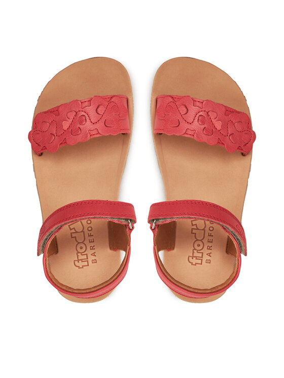 Froddo Froddo Sandali Barefoot Flexy Flowers G3150265 S Rdeča