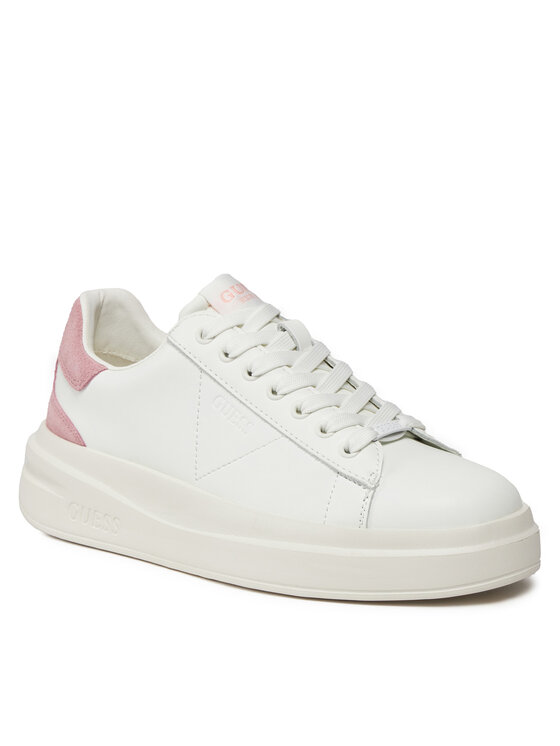 Guess Guess Sneakersy Elbina FLJELB LEA12 Biały