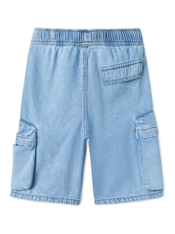 NAME IT NAME IT Džínsové šortky Ben 13240411 Modrá Baggy Fit