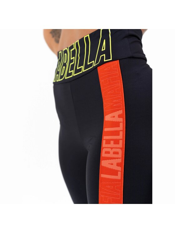 LaBellaMafia LaBellaMafia Legginsy LABELLAMAFIA LEGGING FRENETIC BLACK Czarny Regular Fit