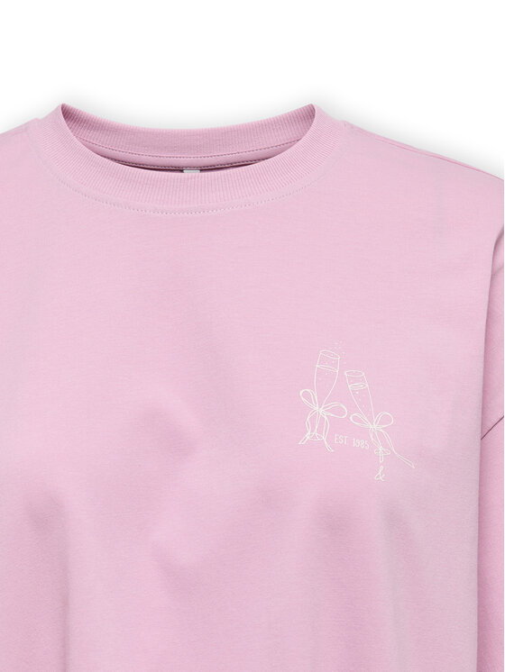 ONLY ONLY T-Shirt Vivvi 15346761 Różowy Regular Fit