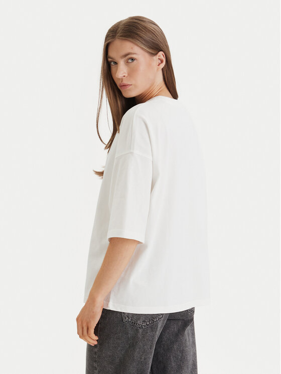 Calvin Klein Jeans Calvin Klein Jeans T-Shirt LV047D204G Biały Oversize