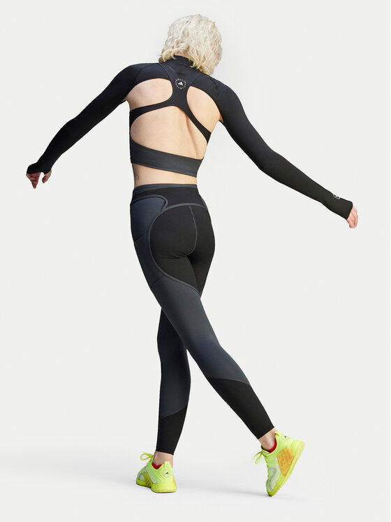 adidas by Stella McCartney adidas by Stella McCartney Leggings Two-tone JM0302 Schwarz Slim Fit