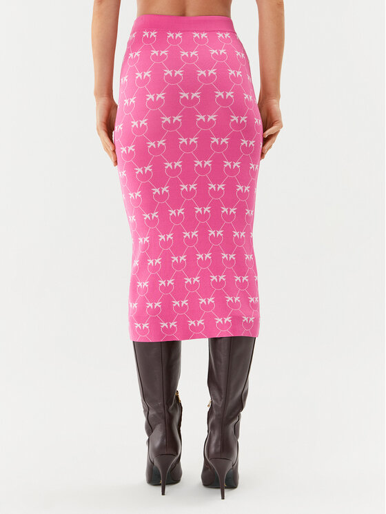PINKO Pinko Spódnica ołówkowa 100211 A0IS Różowy Slim Fit