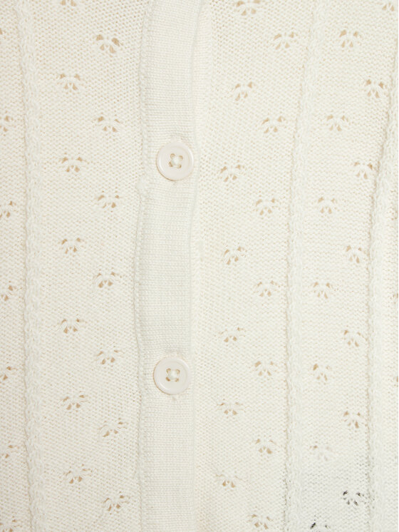 Coccodrillo Coccodrillo Strickjacke WC4172202GEN Écru Regular Fit