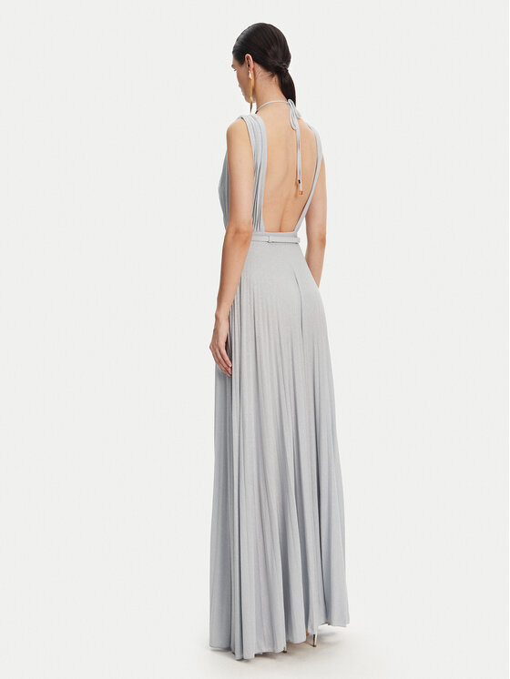 Elisabetta Franchi Elisabetta Franchi Sukienka wieczorowa AB-R21-52E2 Błękitny Regular Fit