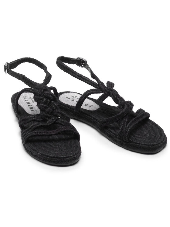 Manebi Manebi Espadrilles Rope Sandals F 7.6 Y0 Schwarz