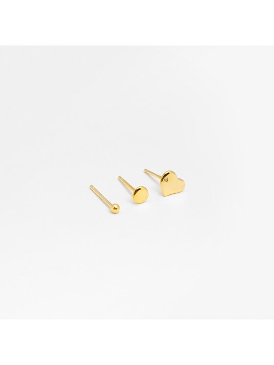 ANIA KRUK ANIA KRUK Piercing SMVKS0450Z Żółte złocenie