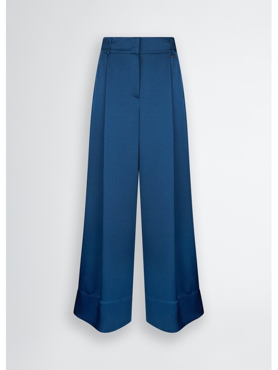 Liu Jo Liu Jo Pantalone da abito CA5272TS870X0648 Celeste Regular Fit