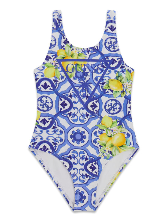 Guess Guess Costum de baie J6GZ32 MC052 Albastru