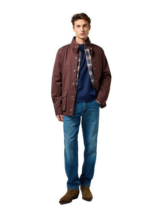 Wrangler Wrangler Kurtka przejściowa 112371454 Brązowy Regular Fit