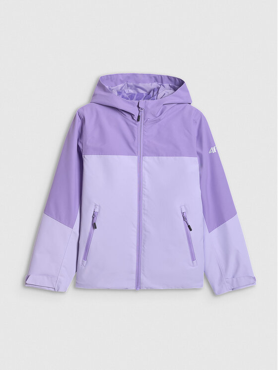 4F 4F Kurtka przejściowa OUTERWEAR Fioletowy jasny Regular Fit