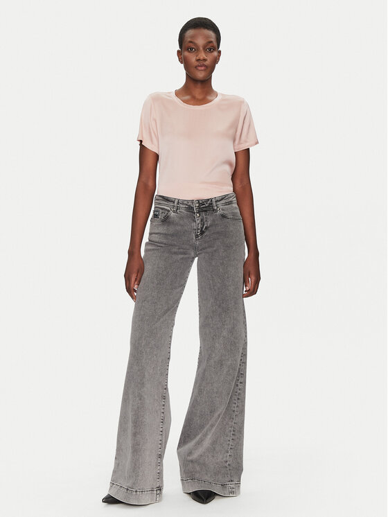 ViCOLO ViCOLO Majica TD0007 Ružičasta Relaxed Fit