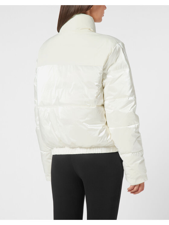 Plein Sport Plein Sport Kurtka bomber 14203 Biały Regular Fit