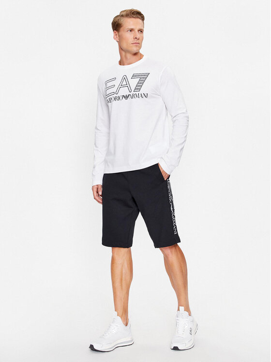 EA7 Emporio Armani EA7 Emporio Armani Longsleeve 6RPT04 PJFFZ 1100 Bianco Regular Fit