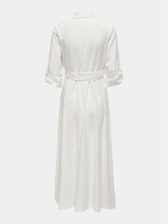 ONLY ONLY Hemdkleid Callie 15318799 Weiß Regular Fit
