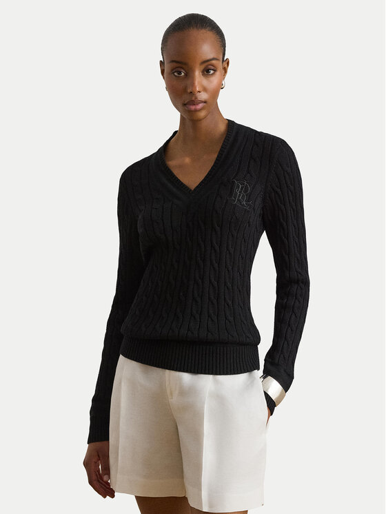 LAUREN RALPH LAUREN Pulover Meren 200888795004 Negru Regular Fit